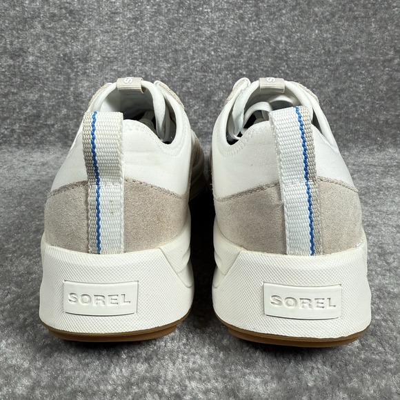 Sorel Ona 503 White Beige Chunky NL4855-125 Lace Up Shoe Sneaker Size 10 - Picture 3 of 8